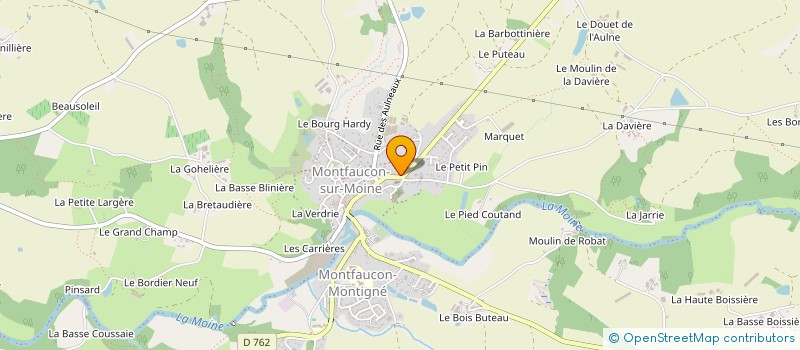 localisation de l'entreprise MONSIEUR SYLVAIN MENARD à SEVREMOINE