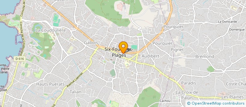 localisation de l'entreprise MONSIEUR SYLVAIN MENDES  SIX-FOURS-LES-PLAGES