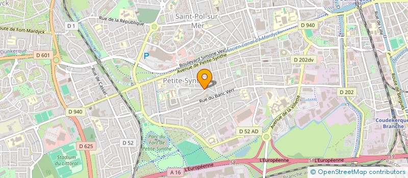 localisation de l'entreprise MONSIEUR SYLVAIN MERCIE à DUNKERQUE