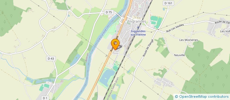 localisation de l'entreprise MONSIEUR SYLVAIN MEUNIER  INGRANDES