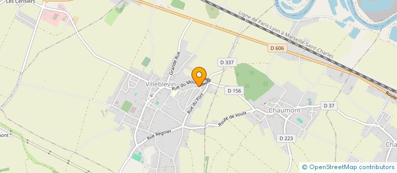 localisation de l'entreprise MONSIEUR SYLVAIN MEVEL  VILLEBLEVIN