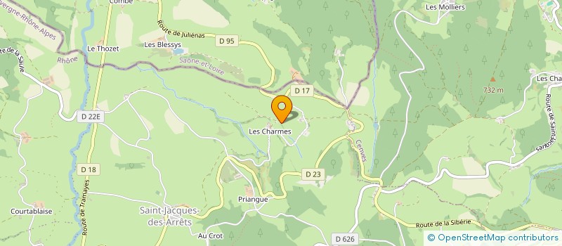 localisation de l'entreprise MONSIEUR SYLVAIN MICHAUD  DEUX-GROSNES