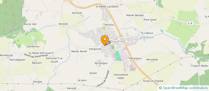 localisation de l'entreprise MONSIEUR SYLVAIN MICHELET  PLOGONNEC