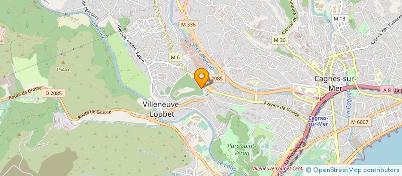 localisation de l'entreprise MONSIEUR SYLVAIN MICHELON à CAGNES-SUR-MER