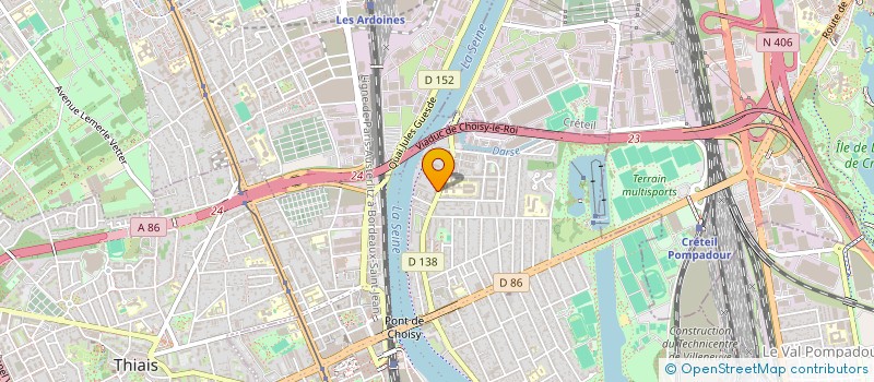 localisation de l'entreprise MONSIEUR SYLVAIN MICHOT  CHOISY-LE-ROI