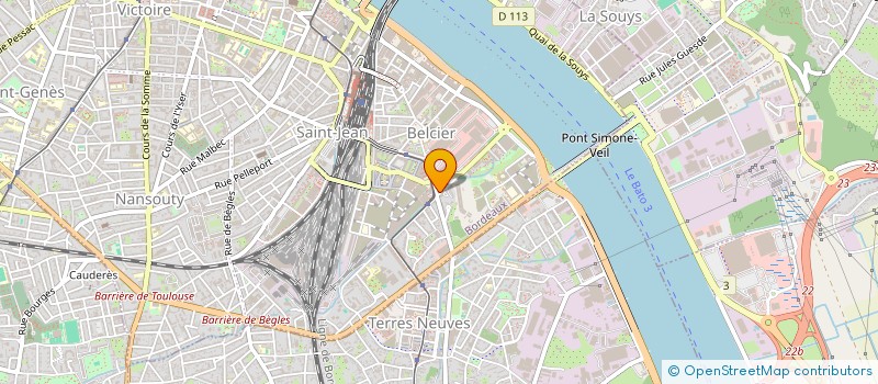 localisation de l'entreprise MONSIEUR SYLVAIN MICOUD  BORDEAUX