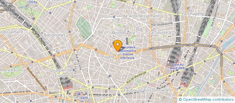 localisation de l'entreprise MONSIEUR SYLVAIN MIGNOT  PARIS