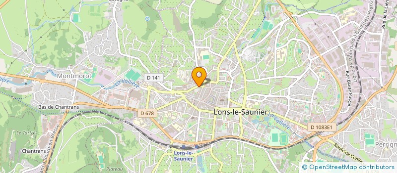 localisation de l'entreprise MONSIEUR SYLVAIN MILLET à LONS-LE-SAUNIER