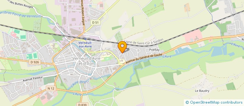 localisation de l'entreprise MONSIEUR SYLVAIN MILLET  VERNEUIL D'AVRE ET D'ITON