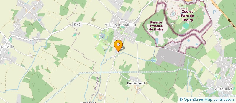 localisation de l'entreprise MONSIEUR SYLVAIN MIRONNEAU  VILLIERS-LE-MAHIEU