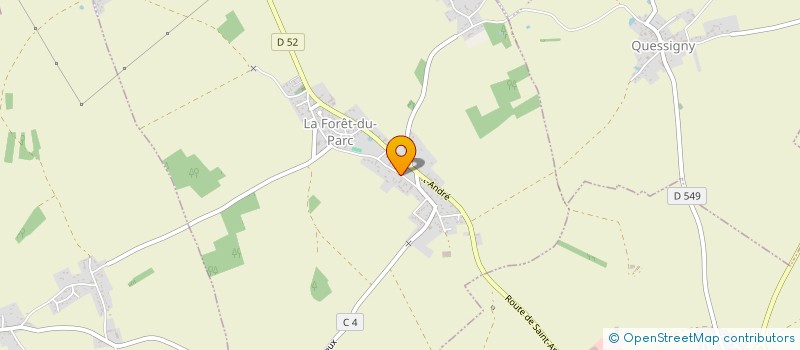 localisation de l'entreprise MONSIEUR SYLVAIN MISAINE  LA FORET-DU-PARC