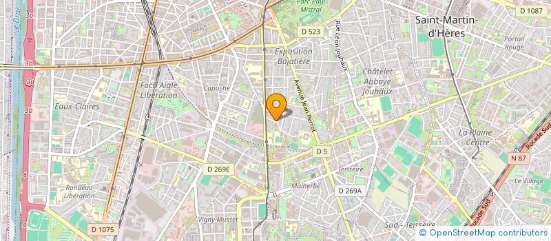 localisation de l'entreprise MONSIEUR SYLVAIN MOIGNOUX à GRENOBLE