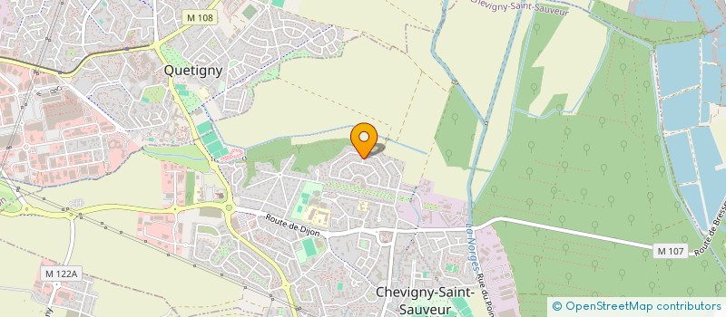 localisation de l'entreprise MONSIEUR SYLVAIN MOINGEON  CHEVIGNY-SAINT-SAUVEUR