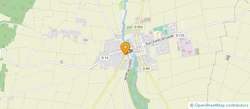 localisation de l'entreprise MONSIEUR SYLVAIN MONARD  MONTHOLON