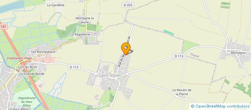 localisation de l'entreprise MONSIEUR SYLVAIN MONCORGE  SAINT-VIVIEN