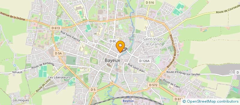 localisation de l'entreprise MONSIEUR SYLVAIN MONGAS  BAYEUX