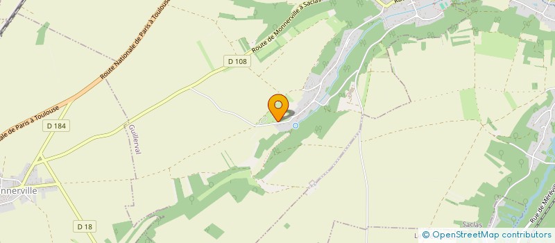 localisation de l'entreprise MONSIEUR SYLVAIN MONGROLLE  GUILLERVAL