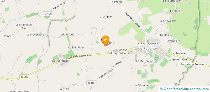 localisation de l'entreprise MONSIEUR SYLVAIN MONTECOT  SAINT-CYR-DU-BAILLEUL