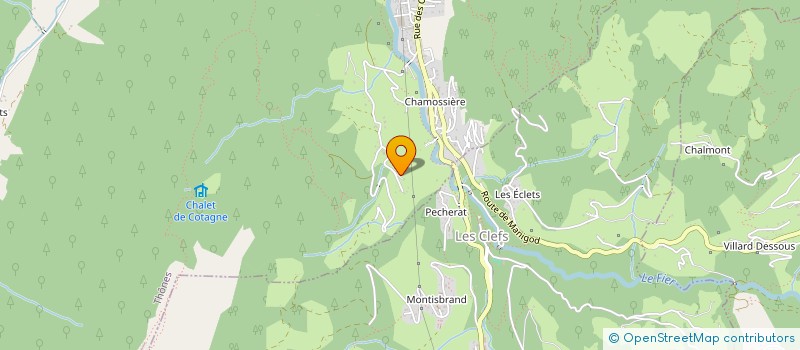 localisation de l'entreprise MONSIEUR SYLVAIN MONTVIGNIER  THONES