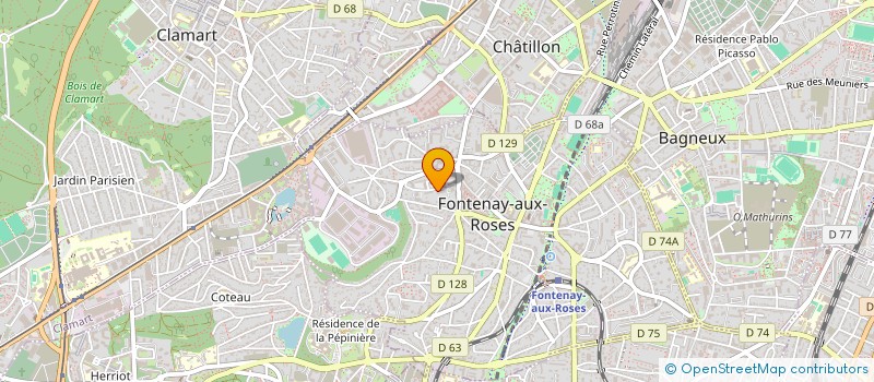 localisation de l'entreprise MONSIEUR SYLVAIN MORAILLON à FONTENAY-AUX-ROSES