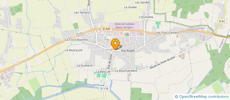 localisation de l'entreprise MONSIEUR SYLVAIN MOREAU  LOIRE-AUTHION