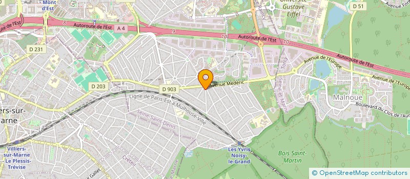 localisation de l'entreprise MONSIEUR SYLVAIN MOREL  NOISY-LE-GRAND