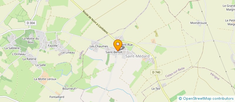 localisation de l'entreprise MONSIEUR SYLVAIN MORERA  CELLES-SUR-BELLE