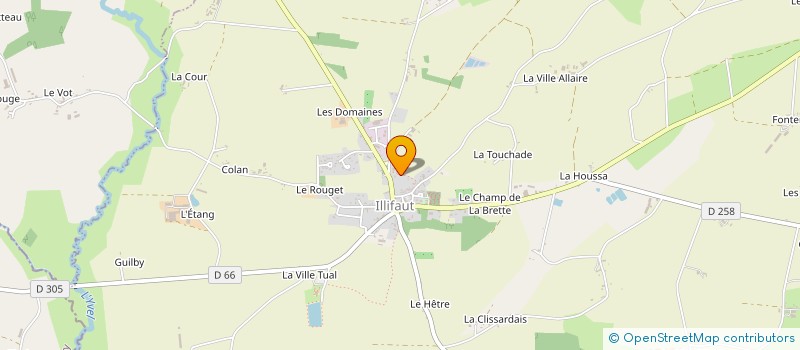 localisation de l'entreprise MONSIEUR SYLVAIN MORFOISSE  ILLIFAUT