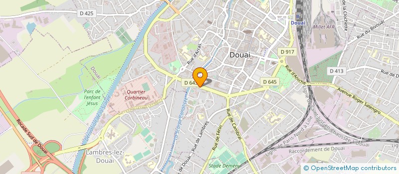 localisation de l'entreprise MONSIEUR SYLVAIN MORIAMEZ à DOUAI