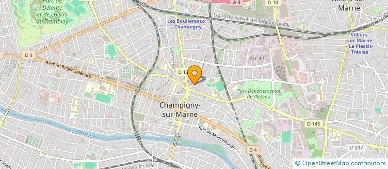 localisation de l'entreprise MONSIEUR SYLVAIN MORICE à CHAMPIGNY-SUR-MARNE