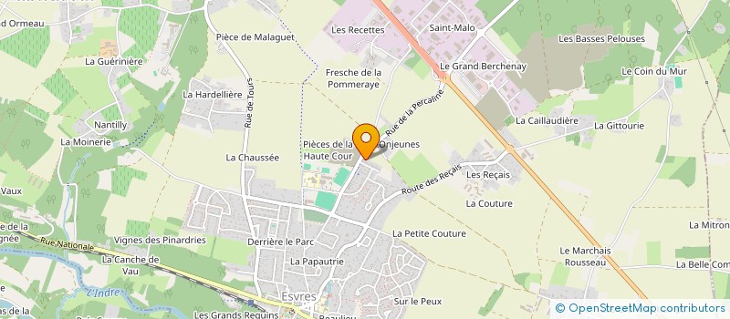 localisation de l'entreprise MONSIEUR SYLVAIN MORICE  ESVRES