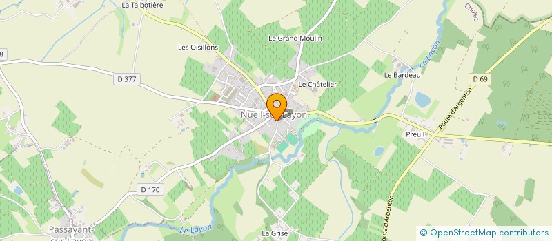 localisation de l'entreprise MONSIEUR SYLVAIN MORIN à LYS-HAUT-LAYON