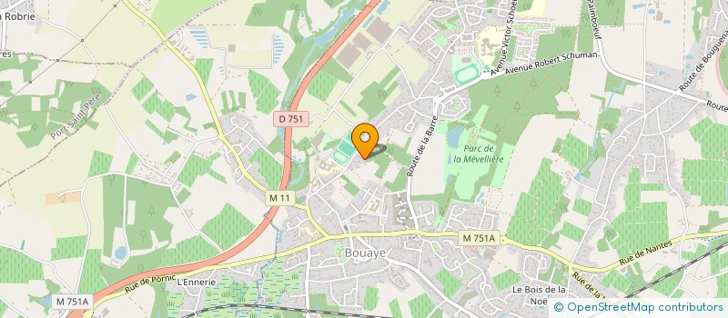 localisation de l'entreprise MONSIEUR SYLVAIN MORIN  BOUAYE