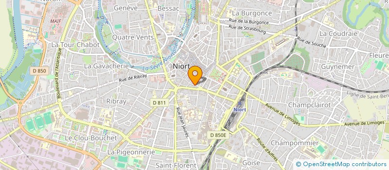 localisation de l'entreprise MONSIEUR SYLVAIN MORIN à NIORT
