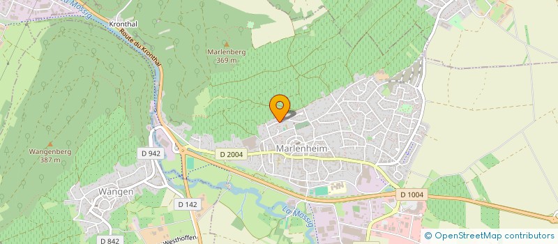 localisation de l'entreprise MONSIEUR SYLVAIN MORTZ-JAEGER  WANGEN