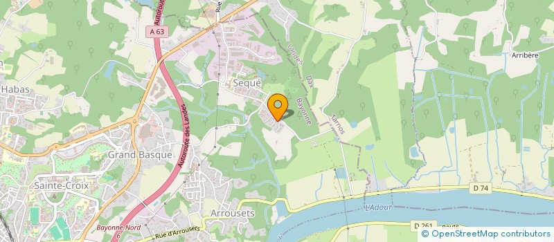 localisation de l'entreprise MONSIEUR SYLVAIN MOULAY  BAYONNE