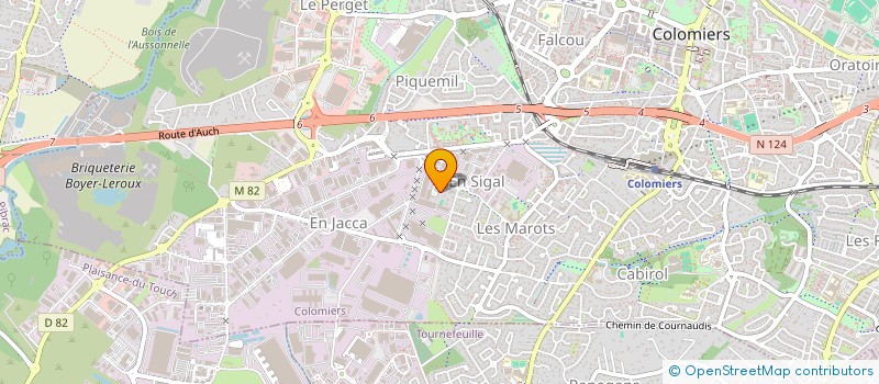 localisation de l'entreprise MONSIEUR SYLVAIN MOULAY à COLOMIERS