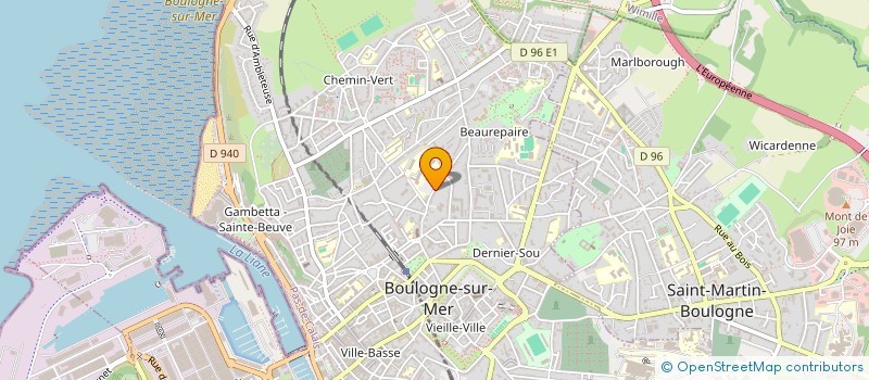 localisation de l'entreprise MONSIEUR SYLVAIN MOURA  BOULOGNE-SUR-MER