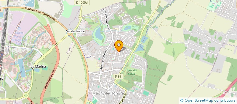 localisation de l'entreprise MONSIEUR SYLVAIN MOUSTIER  MAGNY-LE-HONGRE