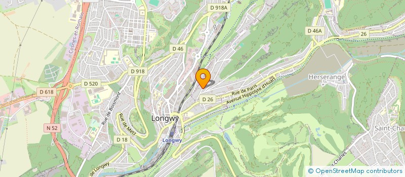 localisation de l'entreprise MONSIEUR SYLVAIN MULLER  HERSERANGE