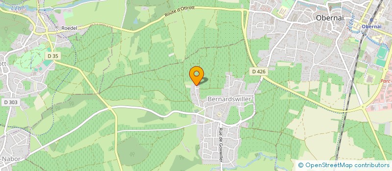 localisation de l'entreprise MONSIEUR SYLVAIN MULLER  BERNARDSWILLER