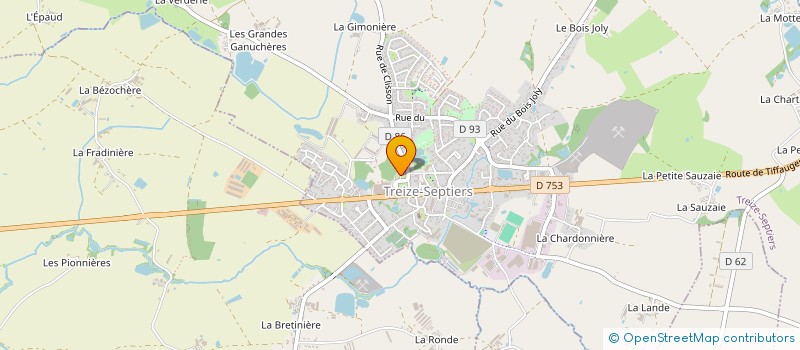 localisation de l'entreprise MONSIEUR SYLVAIN MULLOT à TREIZE-SEPTIERS