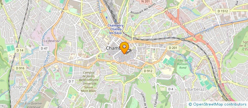 localisation de l'entreprise MONSIEUR SYLVAIN MUSCIO  CHAMBERY