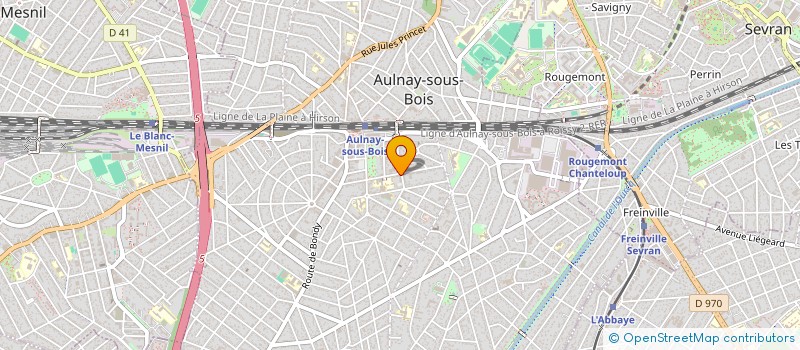 localisation de l'entreprise MONSIEUR SYLVAIN NADANASABAPATHY à AULNAY SOUS BOIS