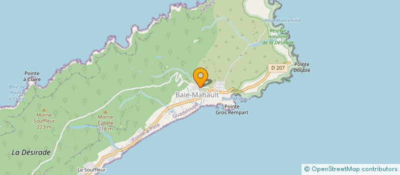 localisation de l'entreprise MONSIEUR SYLVAIN NARDONE  LA DESIRADE