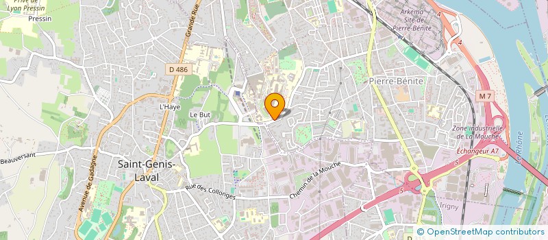 localisation de l'entreprise MONSIEUR SYLVAIN NAUD  OULLINS-PIERRE-BENITE