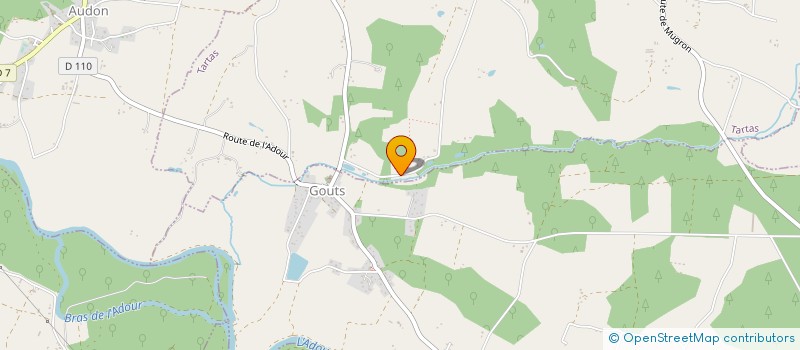 localisation de l'entreprise MONSIEUR SYLVAIN NAULIN  TARTAS