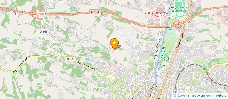 localisation de l'entreprise MONSIEUR SYLVAIN NGOM  AUCH