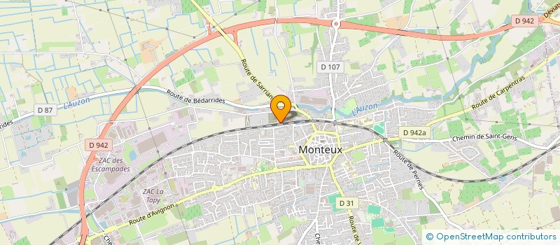 localisation de l'entreprise MONSIEUR SYLVAIN NIBBIO  MONTEUX