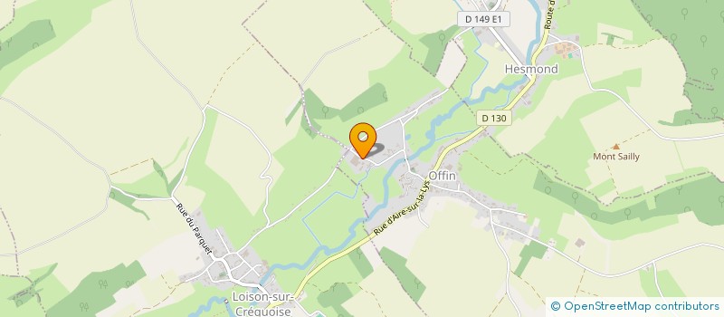 localisation de l'entreprise MONSIEUR SYLVAIN NICOLLE  OFFIN